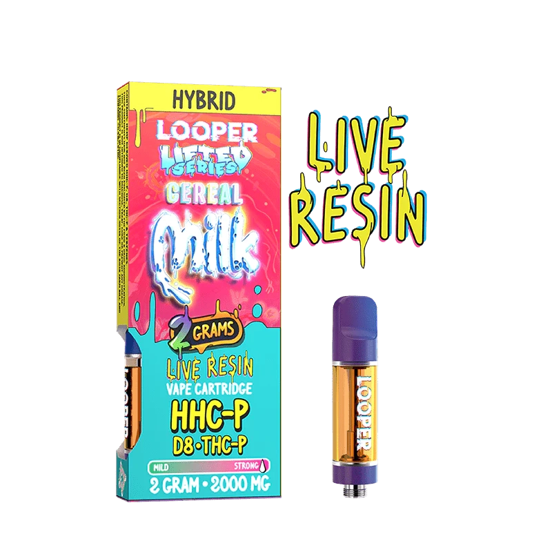 Cartucho Cereal Milk Looper Lifted Series 2000 mg híbrida