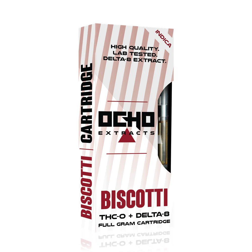 Biscotti (Índica) – Ocho Extracts – Cartucho THC 1g