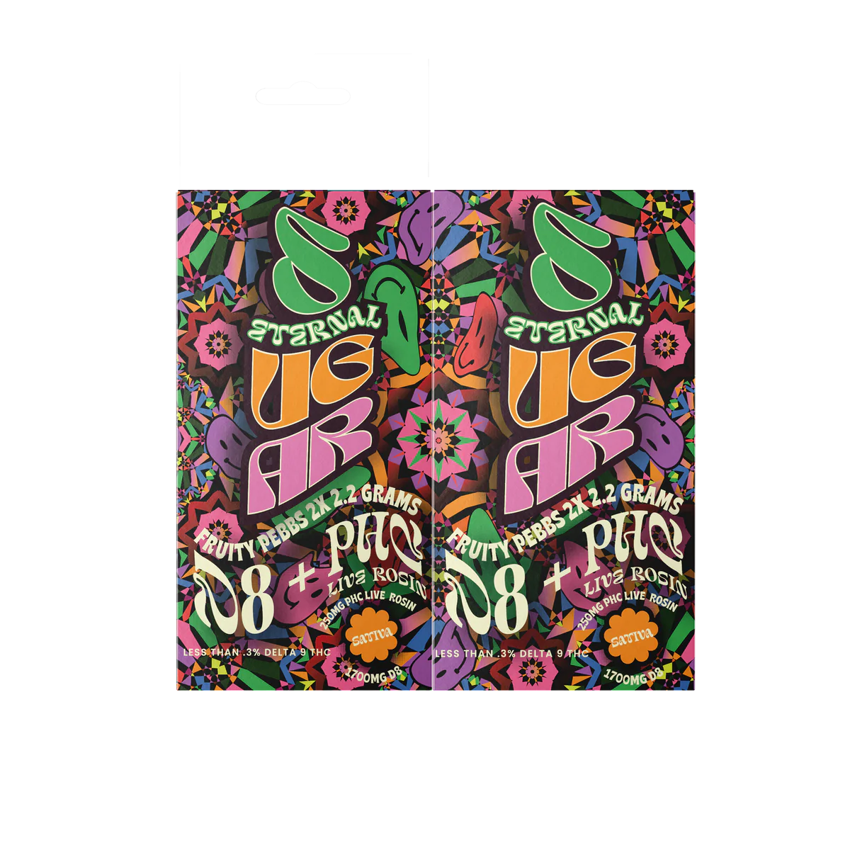 Fruity Pebbles (Sativa) – Sugar Eternal – 2 Cartuchos THC 2.2g