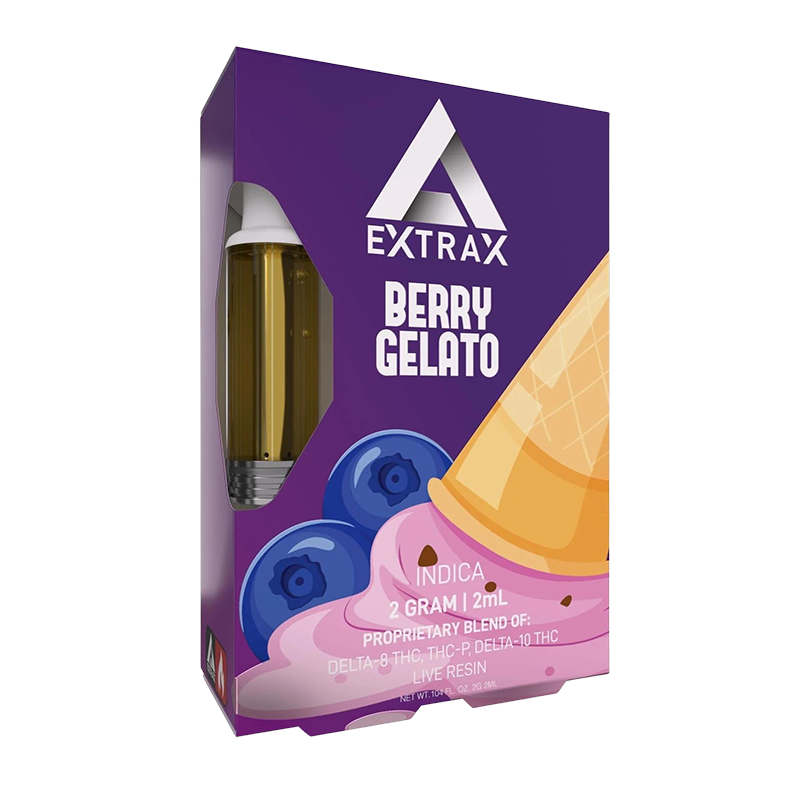 Berry Gelato (Índica) – Delta Extrax – Cartucho THC 2g