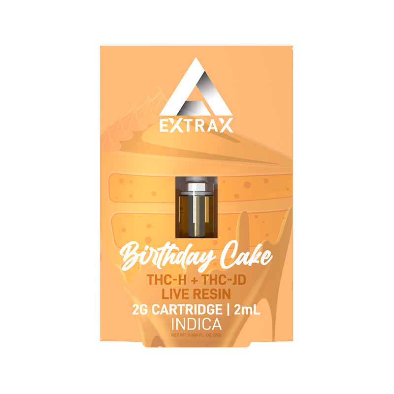 Birthday Cake (Índica) – Delta Extrax – Cartucho THC 2g