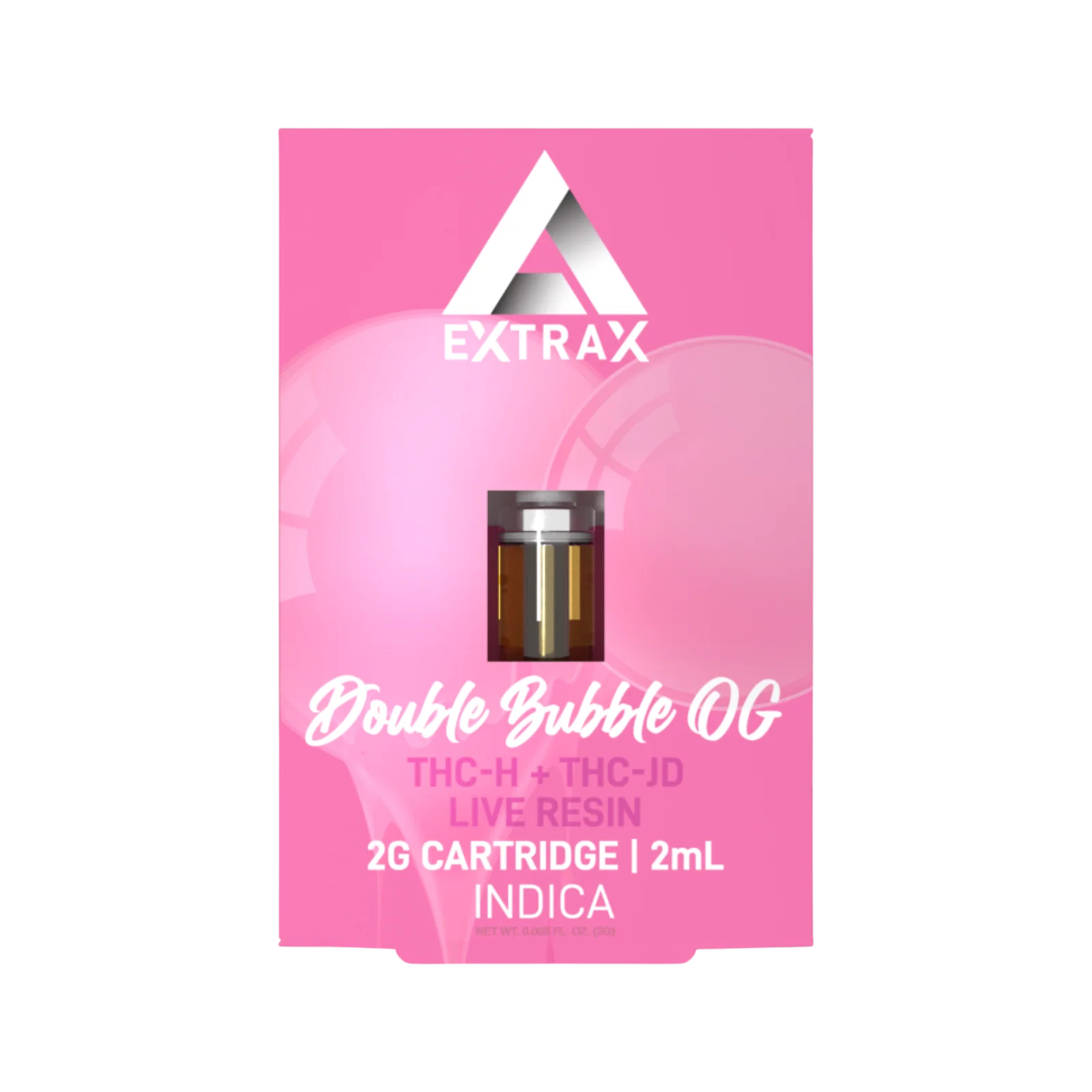 Double Bubble OG (Índica) – Delta Extrax – Cartucho THC 2g