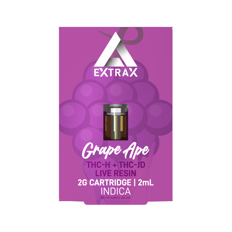 Grape Ape (Índica) – Delta Extrax – Cartucho THC 2g