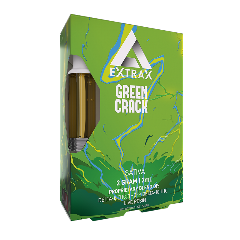 Green Crack (Sativa) – Delta Extrax – Cartucho THC 2g