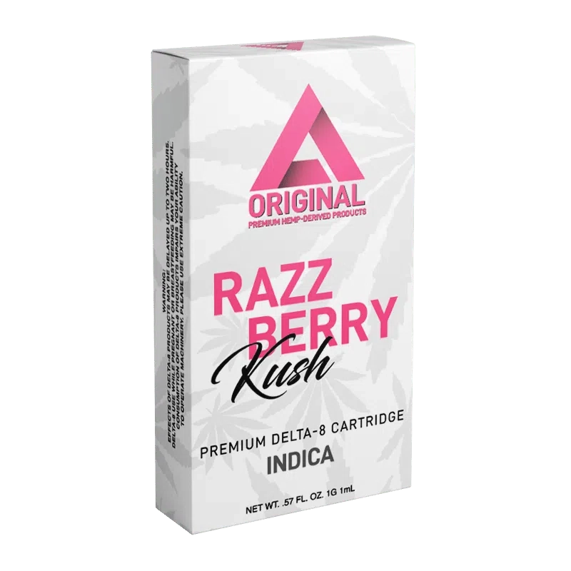 Razzberry Kush (Índica) – Delta Extrax – Cartucho THC 1g