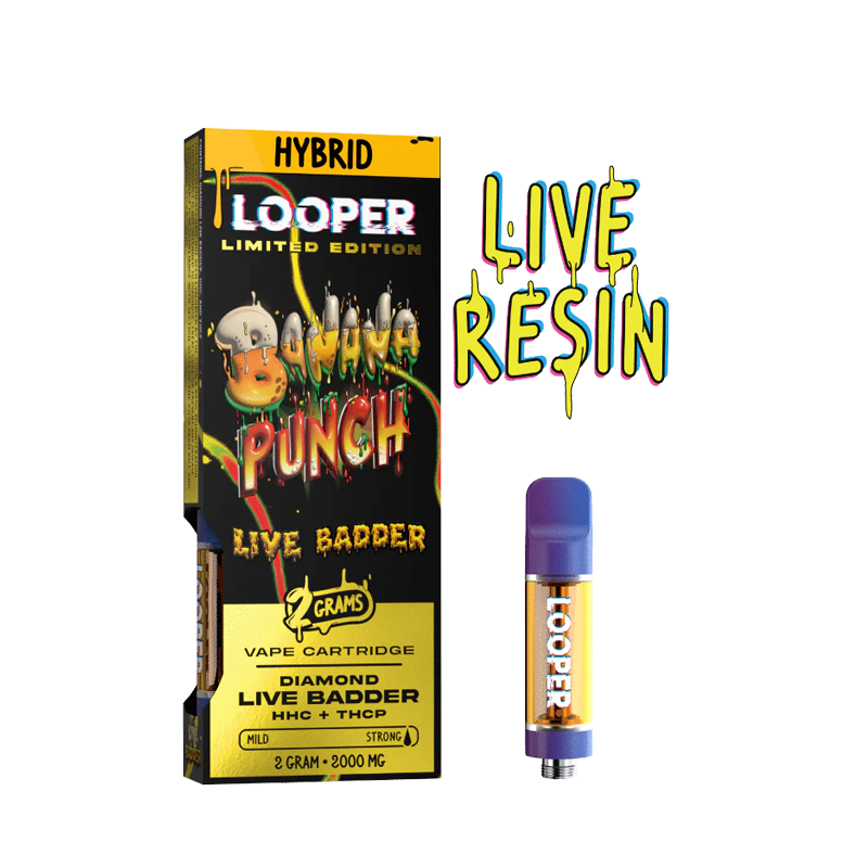 Banana Punch (Híbrida) – Looper Live Badder – Cartucho THC 2g