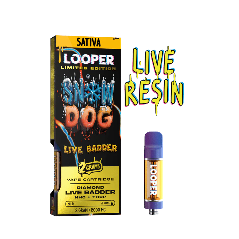 Snow Dog (Sativa) – Looper Live Badder – Cartucho THC 2g