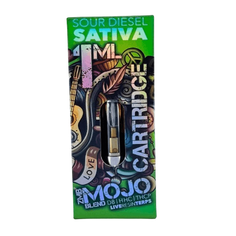 Sour Diesel (Sativa) – Zilla Mojo Blend – Cartucho THC 1g