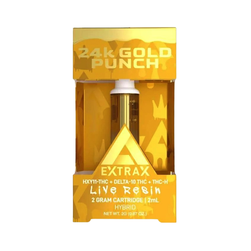 24k Gold Punch (Híbrida) – Delta Extrax – Cartucho THC 2g