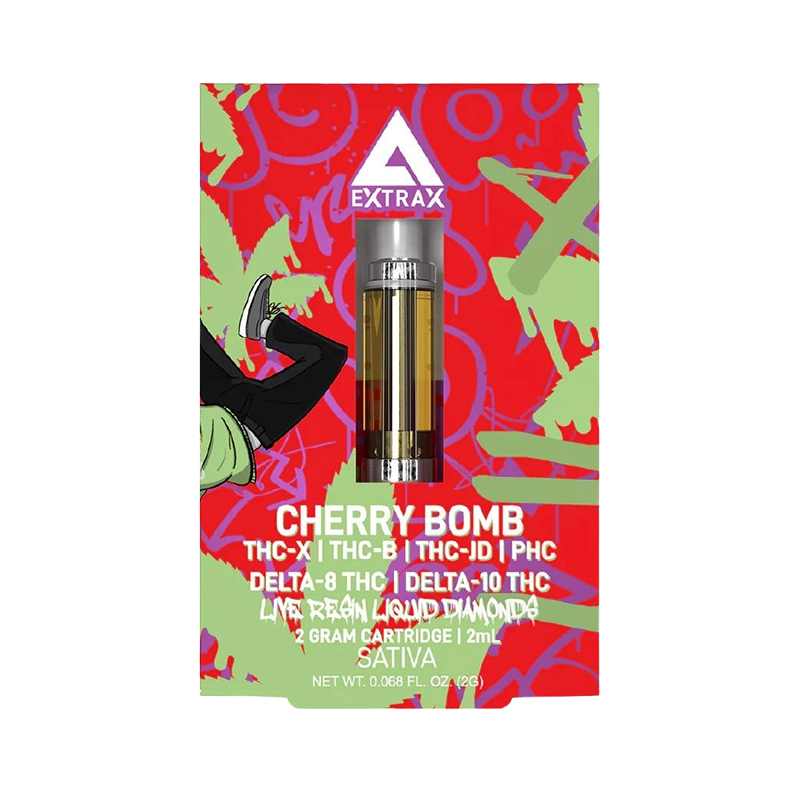 Cherry Bomb (Sativa) – Delta Extrax – Cartucho THC 2g