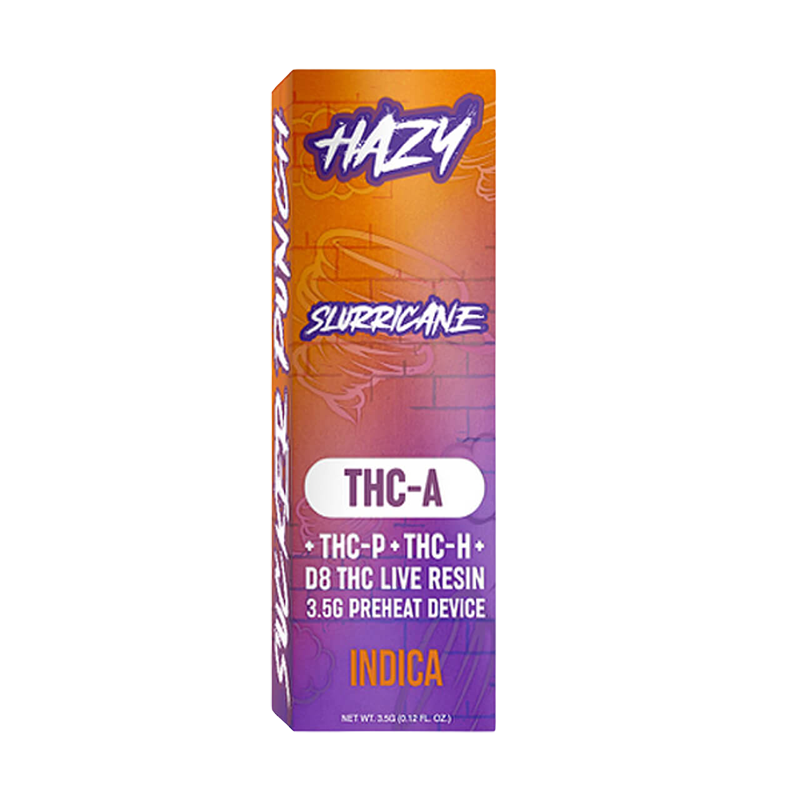 Slurricane (Índica) – Hazy Extrax – Desechable Recargable THC 3.5G