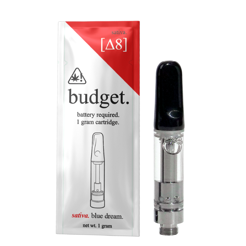 Cartucho Blue Dream Delta-8 1000 mg Budget — cepa sativa Blueberry x Haze